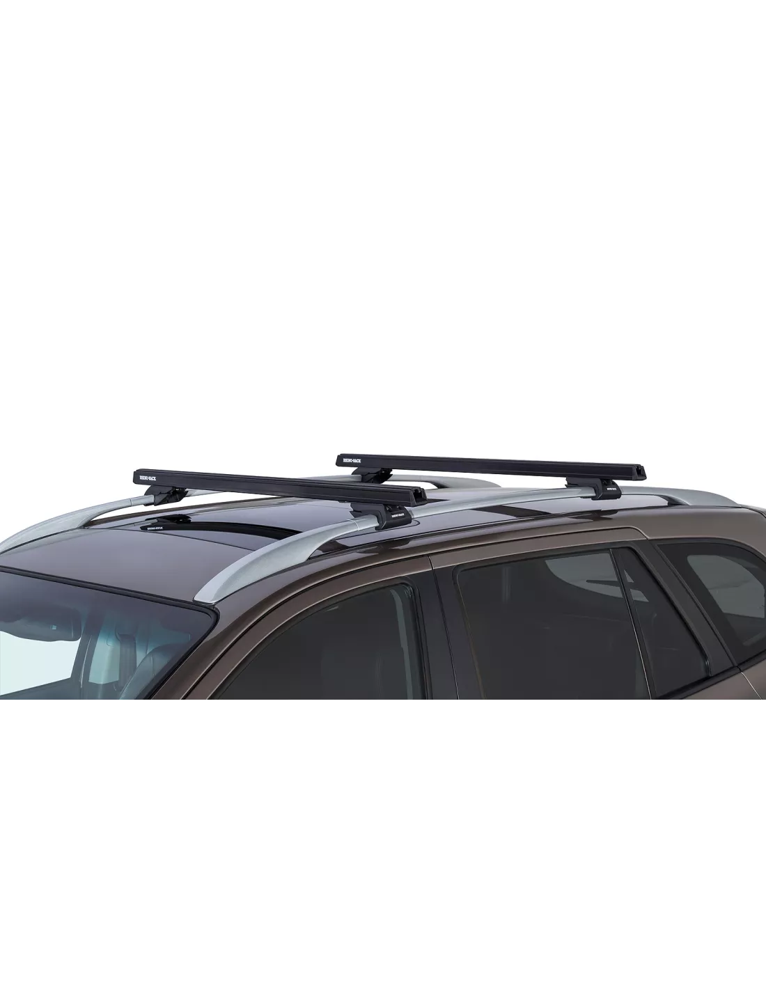 Kit 2 HD Zwart Dakbars 1250mm Voeten CXB Heavy Duty RHINO RACK