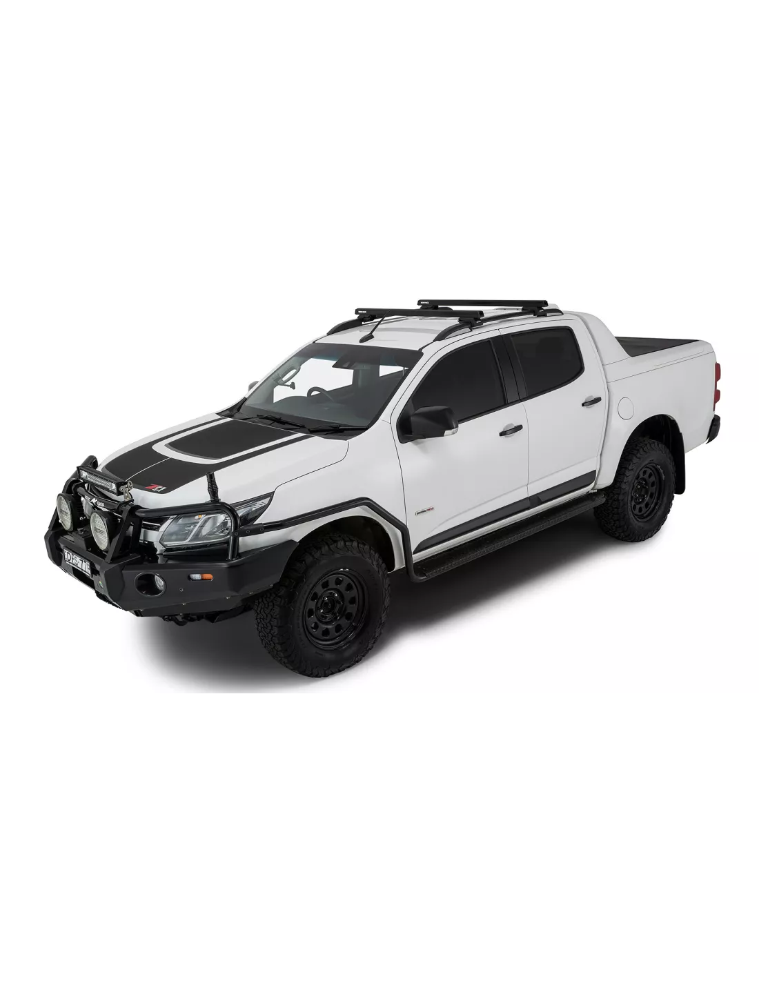 Kit 2 HD Zwart Dakbars 1250mm Voeten CXB Heavy Duty RHINO RACK