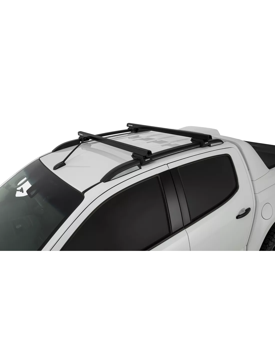 Kit 2 HD Black Dach Bars 1250mm Füße CXB Heavy Duty RHINO RACK