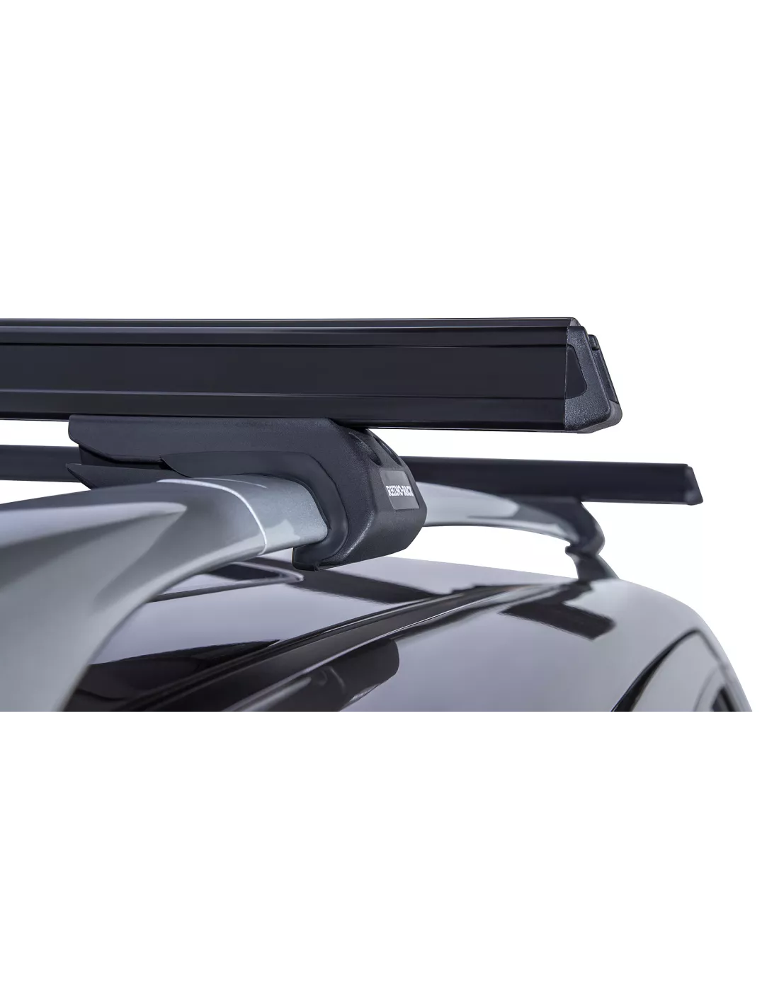 Kit 2 HD Black Dach Bars 1250mm Füße CXB Heavy Duty RHINO RACK