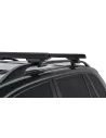 Kit 2 barres de toit noire HD 1250mm pieds CXB Heavy Duty RHINO RACK