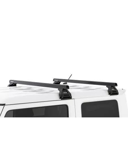 Kit 2 barres de toit noire 1375mm Heavy Duty RL110 RHINO RACK -