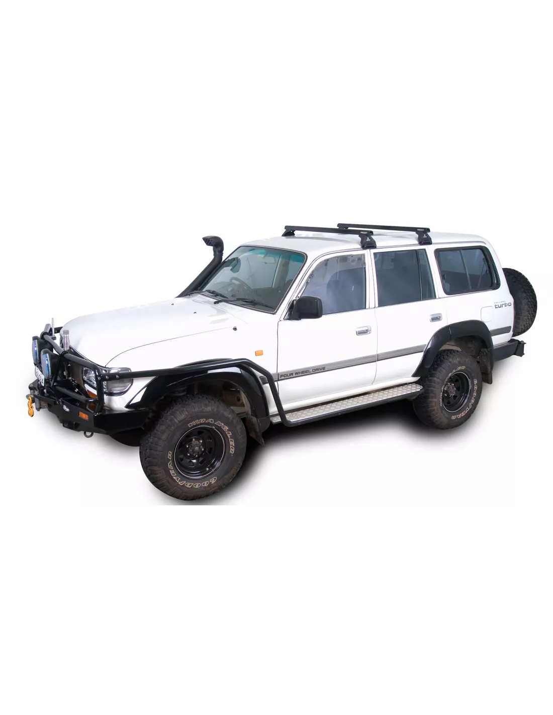 Kit 2 barres de toit noire 1375mm Heavy Duty RL110 RHINO RACK -