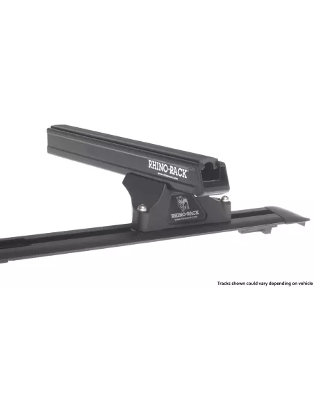 Kit 2 barres de toit noire 1375mm Heavy Duty RLTP Trackmount Land