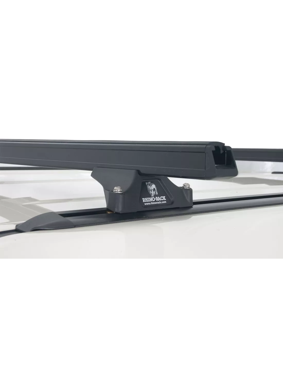 Kit 2 barres de toit noire 1375mm Heavy Duty RLTP Trackmount Land