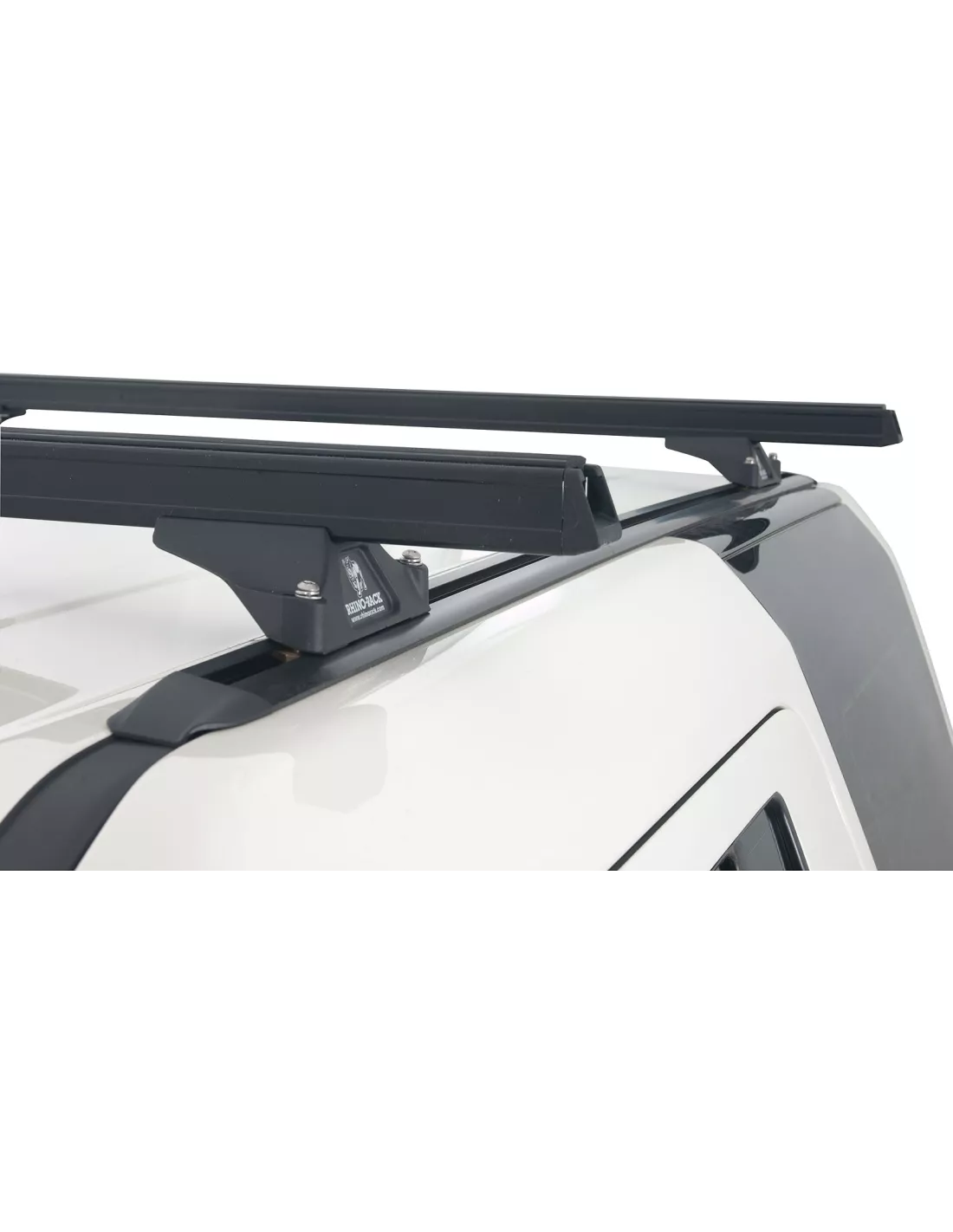 Kit 2 barres de toit noire 1375mm Heavy Duty RLTP Trackmount Land
