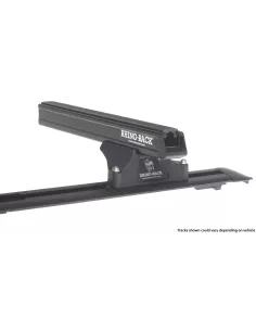 Kit 2 Black Dach Bars 1375mm Heavy Duty RLTP TrackMount Nissan