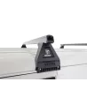 Kit 2 Zwart Dakbars Zware 1500 mm met voeten RL150 RHINO