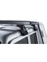 Kit 2 Zwart Dakbars Zware 1500 mm met voeten RL150 RHINO
