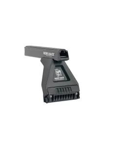 Kit 2 barres de toit noire Heavy Duty 1500mm avec pieds RL150 RHINO