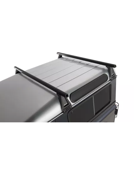Kit 2 barres de toit noire Heavy Duty 1500mm avec pieds RL210 Land