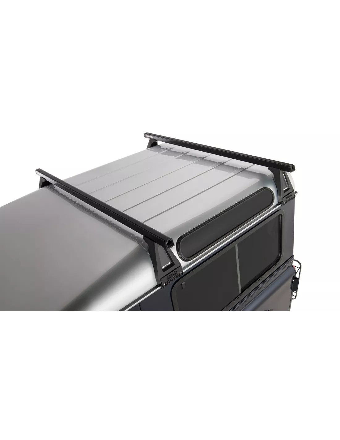 Kit 2 barres de toit noire Heavy Duty 1500mm avec pieds RL210 Land