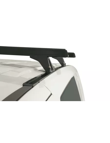 Kit 2 barres de toit noire Heavy Duty 1500mm avec pieds RLTF Hyundai