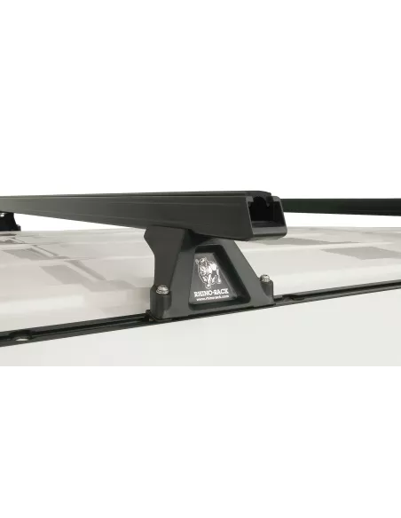 Kit 2 barres de toit noire Heavy Duty 1500mm avec pieds RLTF Hyundai