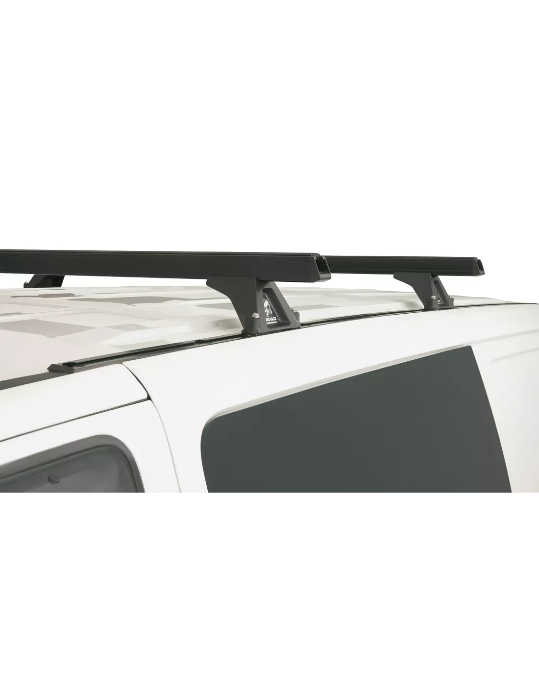 Kit 2 barres de toit noire Heavy Duty 1500mm avec pieds RLTF Hyundai