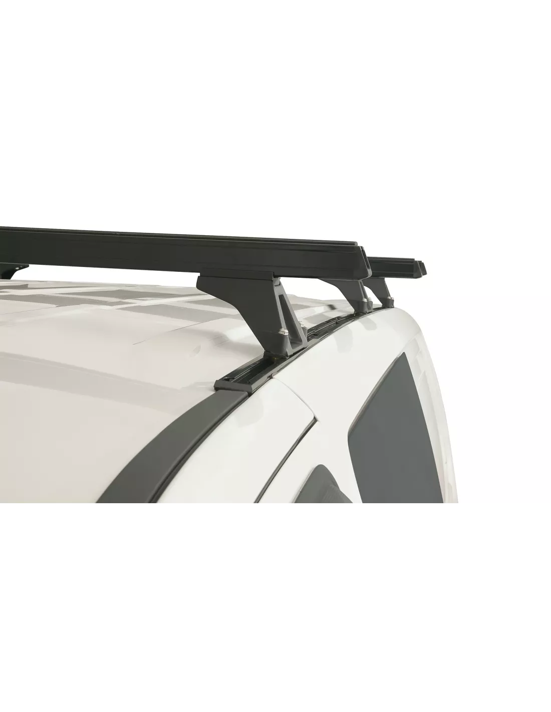Kit 3 barres de toit noire Heavy Duty 1500mm avec pieds RLTF Hyundai
