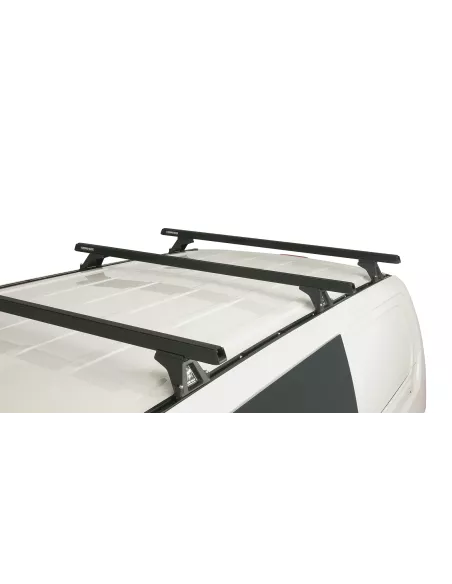 Kit 3 barres de toit noire Heavy Duty 1500mm avec pieds RLTF Hyundai