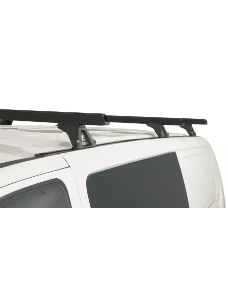 Kit 3 barres de toit noire Heavy Duty 1500mm avec pieds RLTF Hyundai