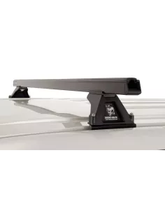 Kit 3 barres de toit noire Heavy Duty 1500mm avec pieds RLTF 2