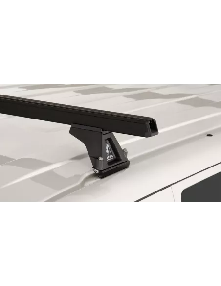 Kit 3 barres de toit noire Heavy Duty 1500mm avec pieds RLTF