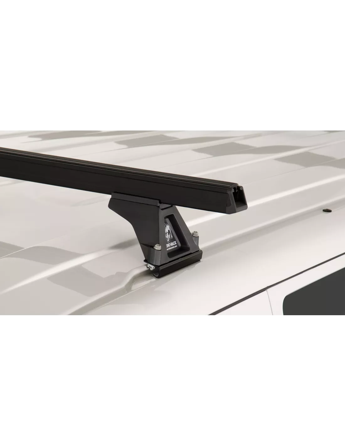 Kit 3 barres de toit noire Heavy Duty 1500mm avec pieds RLTF