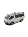 Kit 3 barres de toit noire Heavy Duty 1500mm avec pieds RL150 Toyota