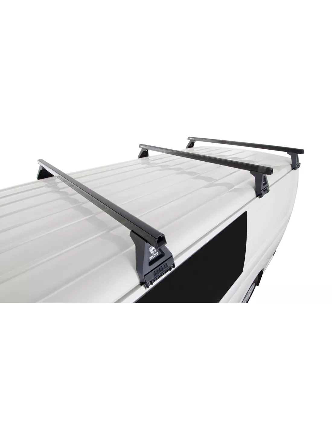 Kit 3 Black Dach Bars Heavy Duty 1500mm mit RL150 Toyota Füße