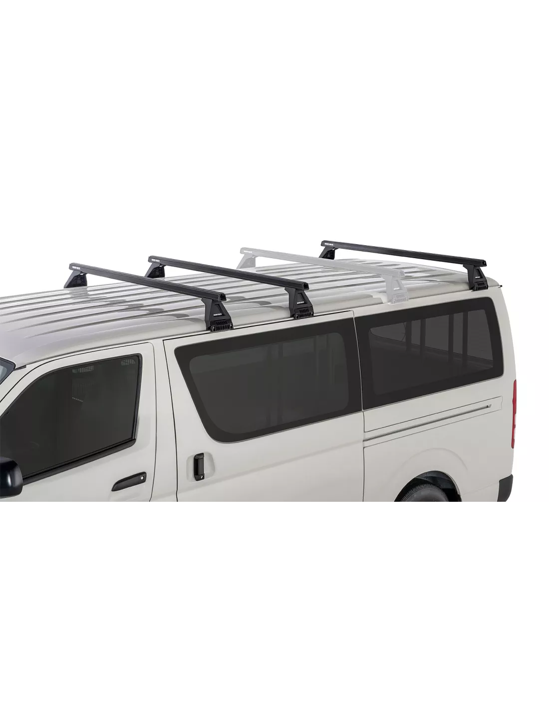 Kit 3 Zwart Dakbars Zwaar Duty 1500mm met RL150 TOYOTA VOETEN