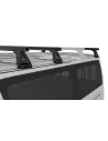 Kit 3 barres de toit noire Heavy Duty 1500mm avec pieds RL150 Toyota
