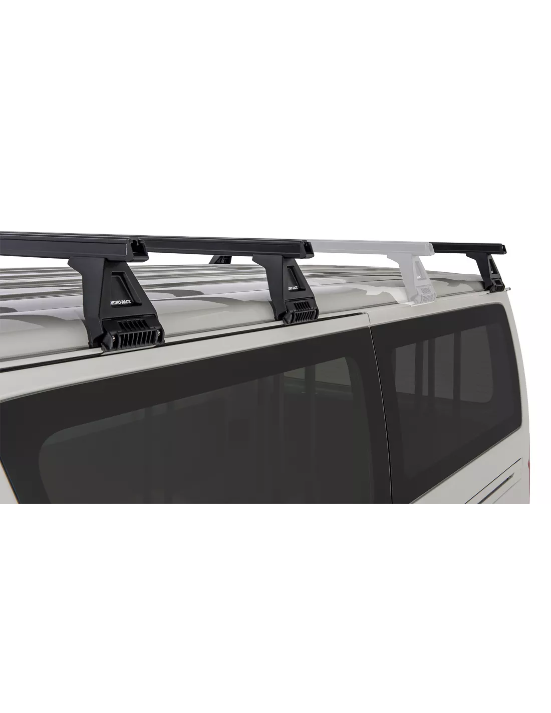 Kit 3 Zwart Dakbars Zwaar Duty 1500mm met RL150 TOYOTA VOETEN