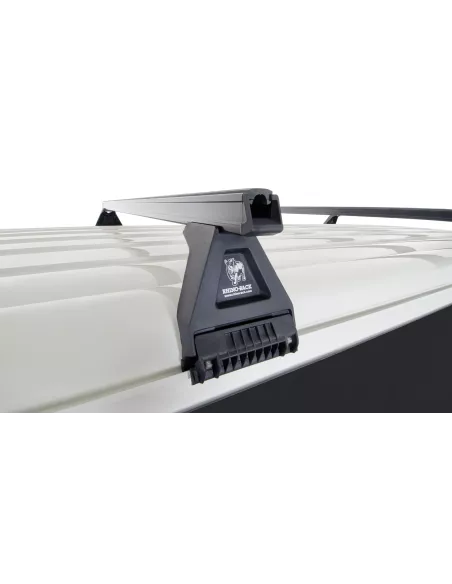 Kit 3 barres de toit noire Heavy Duty 1500mm avec pieds RL150 Toyota