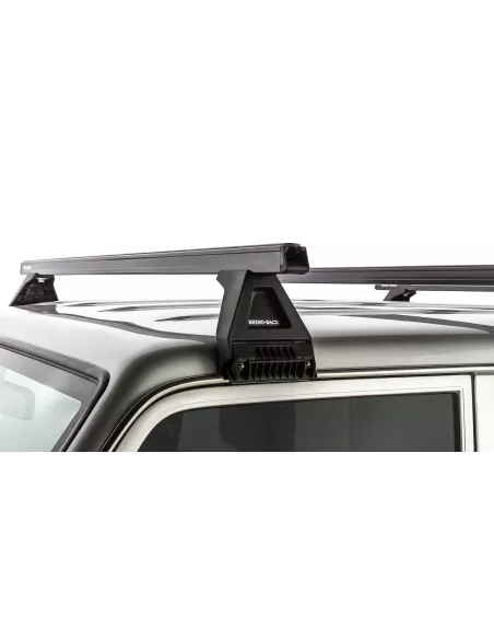 Kit 3 barres de toit noire Heavy Duty 1500mm avec pieds RL150 Toyota