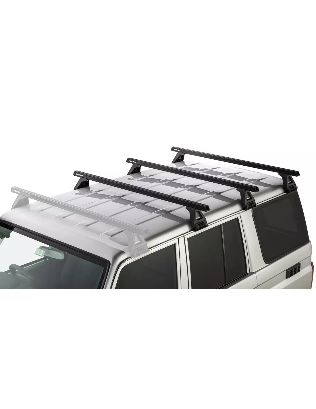 Kit 3 Zwart Dakbars Zwaar Duty 1500mm met RL150 TOYOTA VOETEN