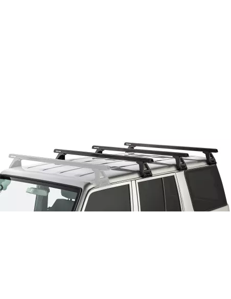 Kit 3 barres de toit noire Heavy Duty 1500mm avec pieds RL150 Toyota