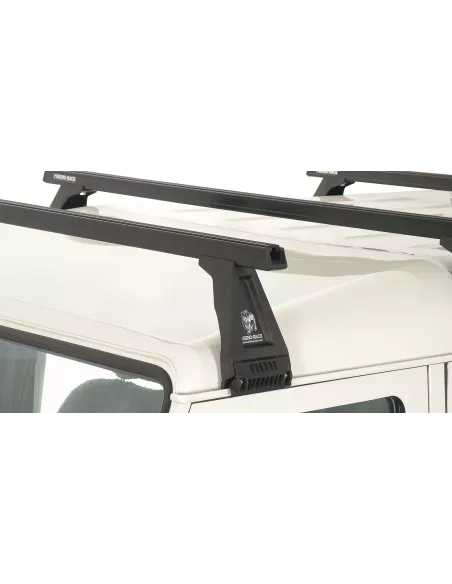 Kit 3 barres de toit noire Heavy Duty 1500mm avec pieds RL210 Land
