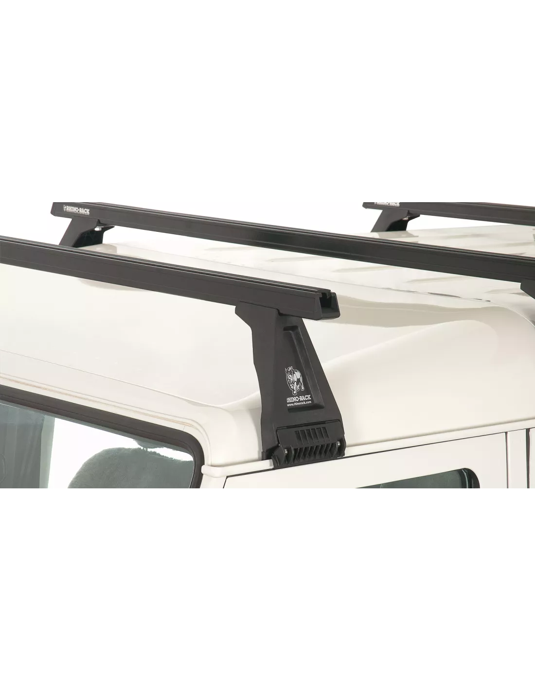 Kit 3 barres de toit noire Heavy Duty 1500mm avec pieds RL210 Land