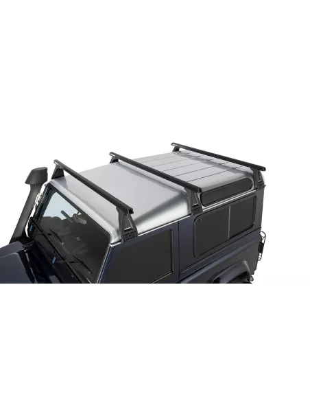 Kit 3 barres de toit noire Heavy Duty 1500mm avec pieds RL210 Land