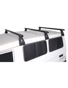 Kit 3 Black Dach Bars Heavy Duty 1500mm mit Füßen RL210 RHINO 2