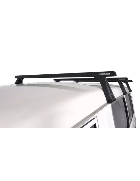 Kit 3 barres de toit noire Heavy Duty 1500mm avec pieds RL210 RHINO
