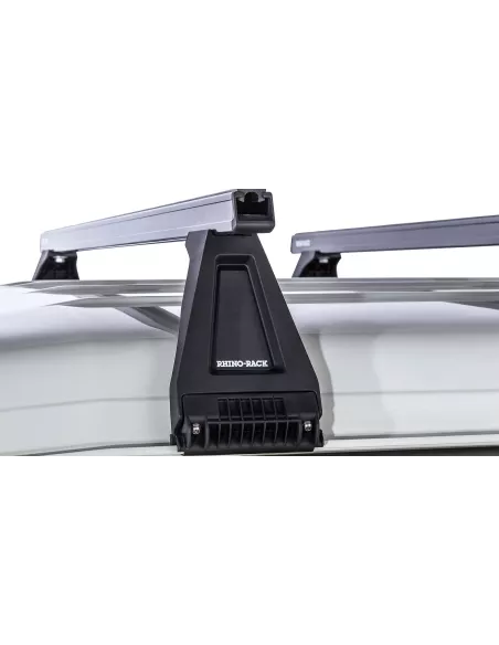 Kit 3 barres de toit noire Heavy Duty 1500mm avec pieds RL210 Toyota