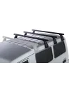 Kit 3 barres de toit noire Heavy Duty 1500mm avec pieds RL210 Toyota