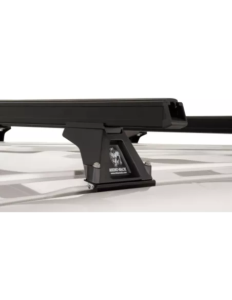 Kit 4 barres de toit noire Heavy Duty 1500mm avec pieds RLTF