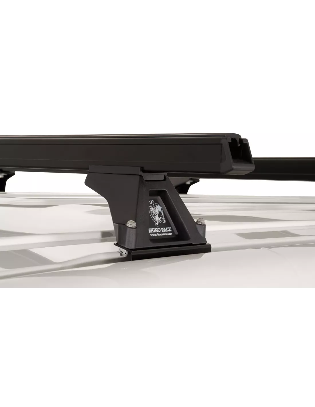 Kit 4 barres de toit noire Heavy Duty 1500mm avec pieds RLTF