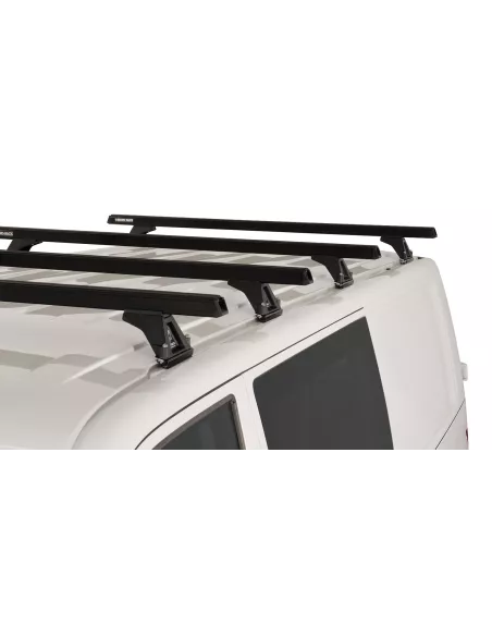 Kit 4 barres de toit noire Heavy Duty 1500mm avec pieds RLTF