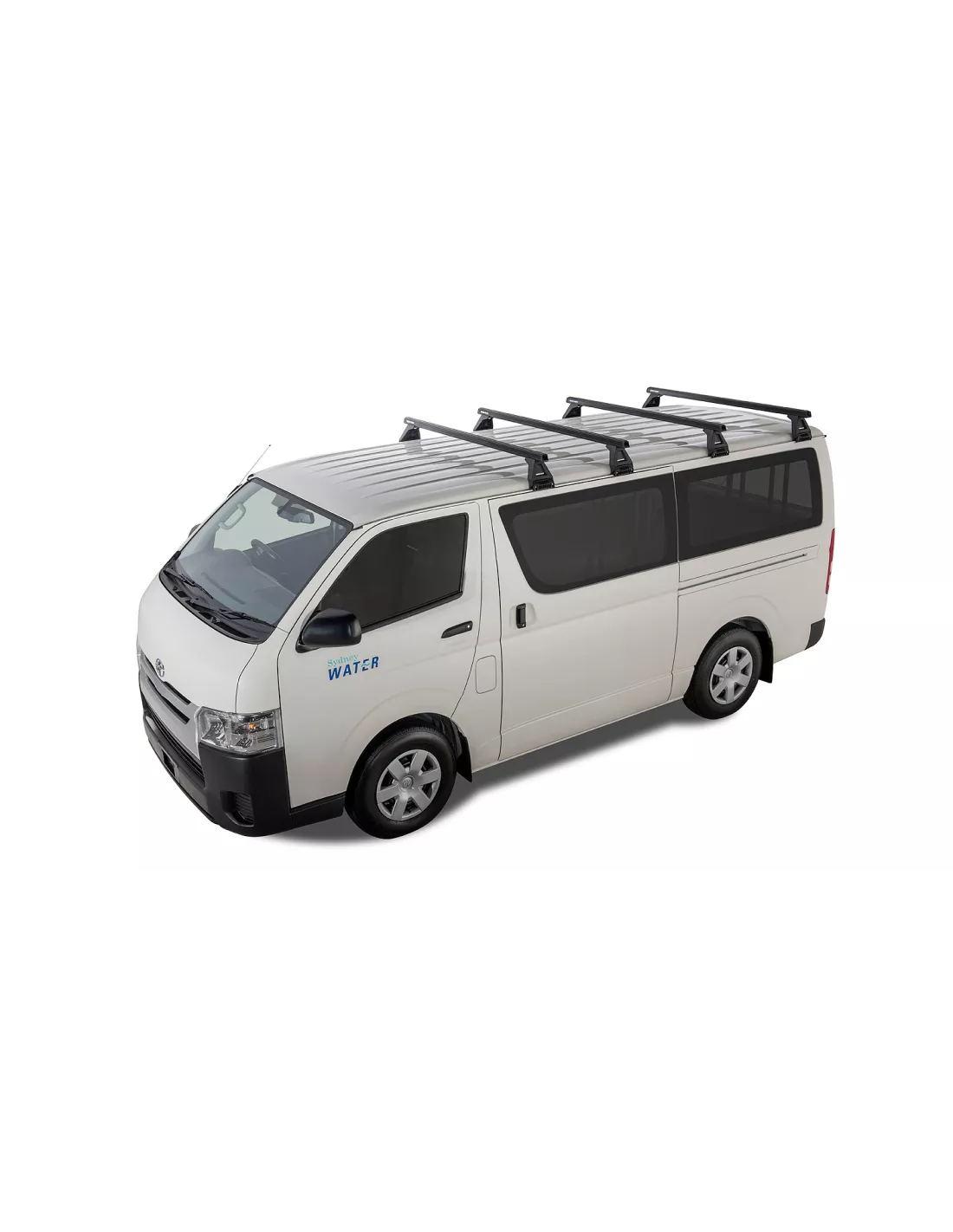 KIT 4 Black Dach Bars Heavy Duty 1500mm mit RL150 Toyota Füße