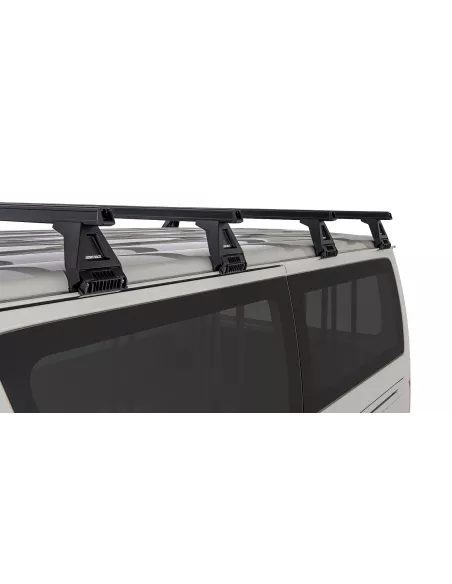 Kit 4 barres de toit noire Heavy Duty 1500mm avec pieds RL150 Toyota