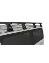 Kit 4 barres de toit noire Heavy Duty 1500mm avec pieds RL150 Toyota