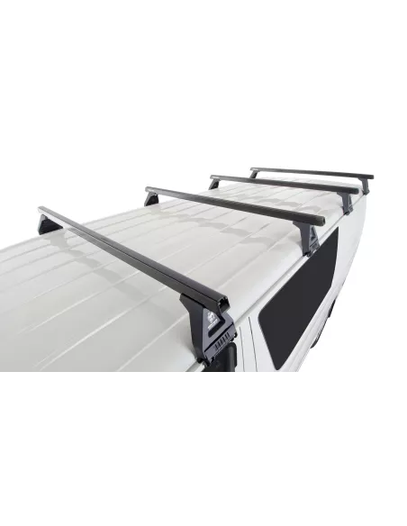 Kit 4 barres de toit noire Heavy Duty 1500mm avec pieds RL150 Toyota