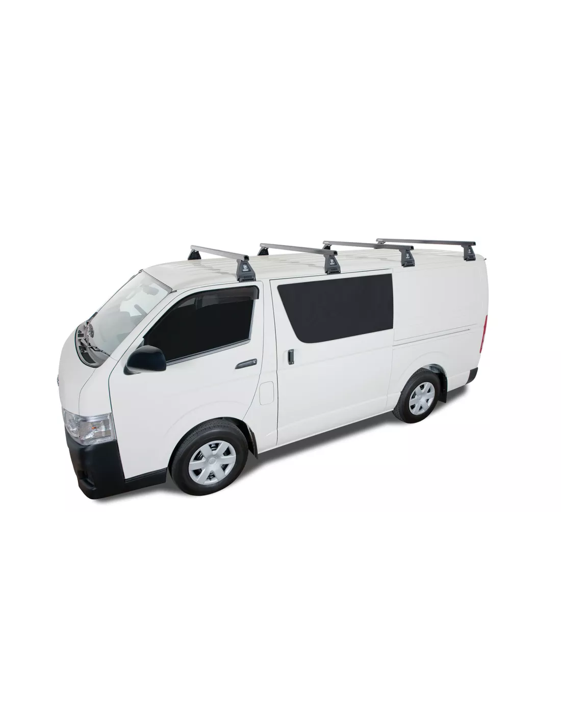 Kit 4 Zwart Dakbars Zwaar Duty 1500mm met RL150 TOYOTA VOETEN