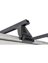 Kit 4 barres de toit noire Heavy Duty 1500mm avec pieds RL150 Toyota